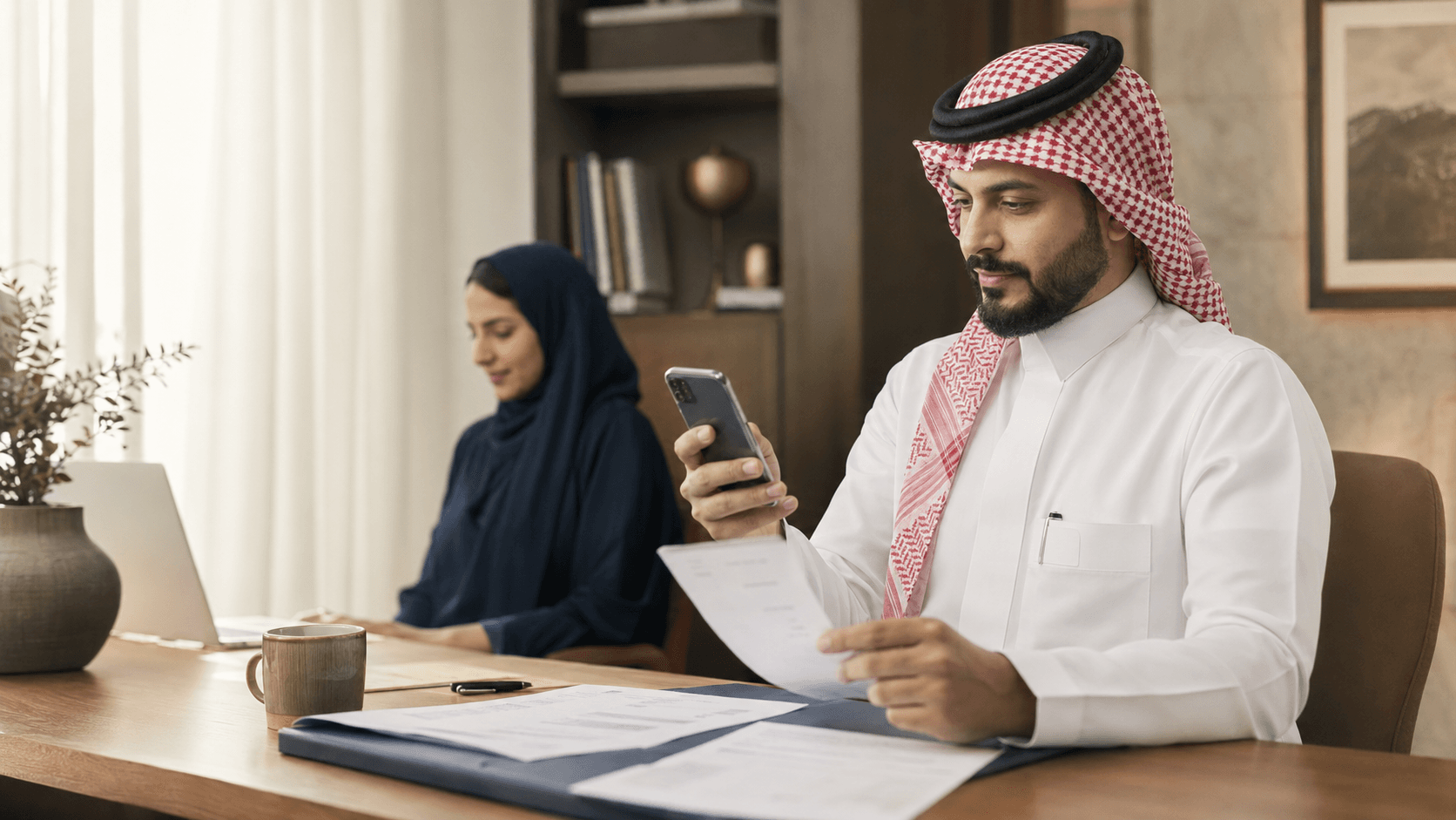 مراجعة عملية دفع ومستندات مالية مرتبطة بكيان